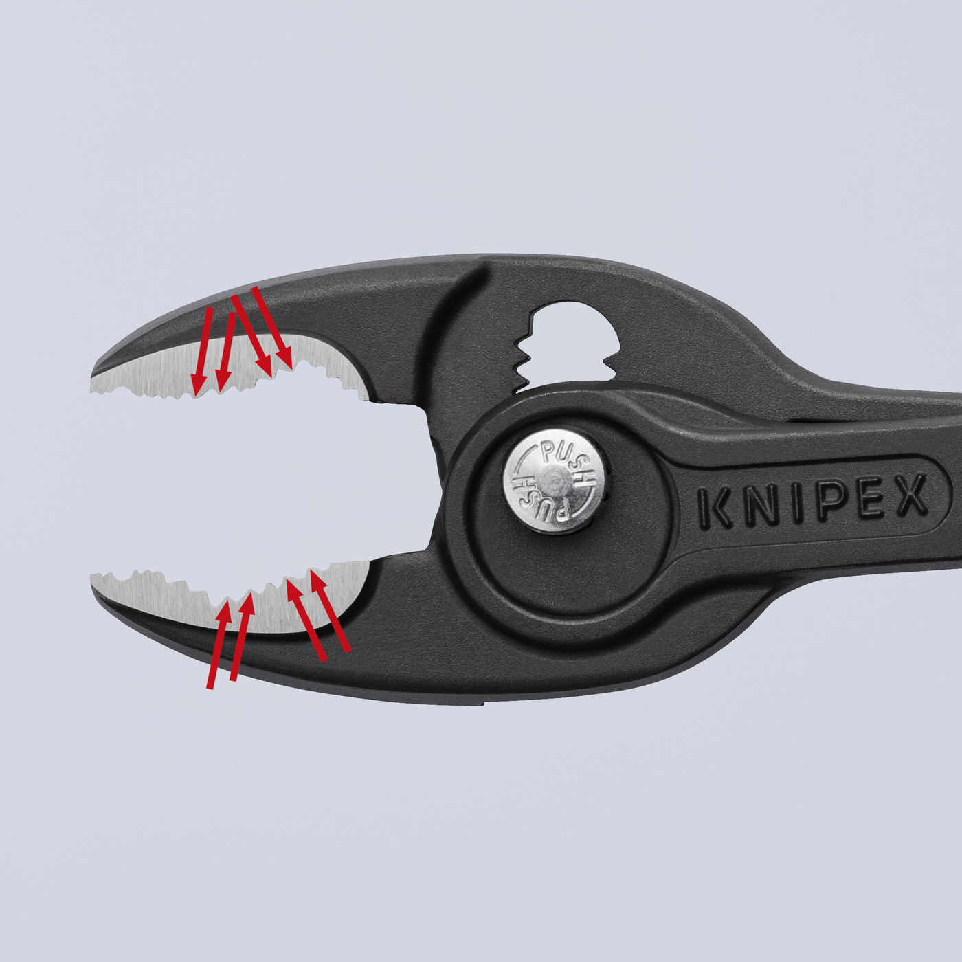 Frontgreifzange
Slip joint pliers
Pince multiprice frontale
Voor