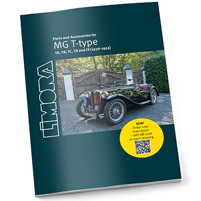 Catálogo de peças: MG T-Type: TA, TB, TC, TD e TF (1936-1955) 