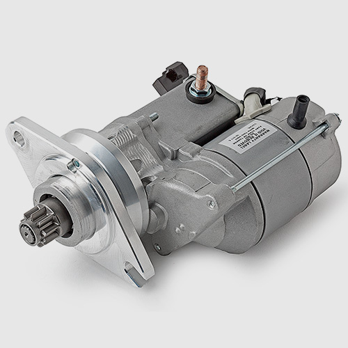 High performance starter motors and alternators