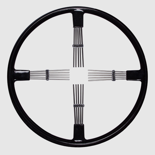Brooklands style steering wheels