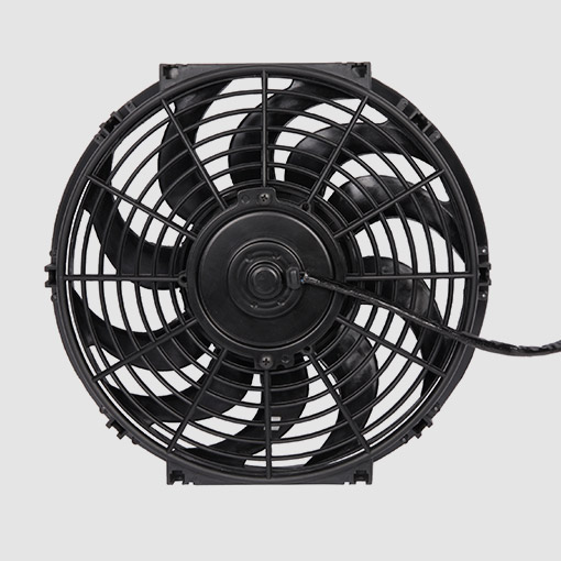 Electric fans with high-performance blades