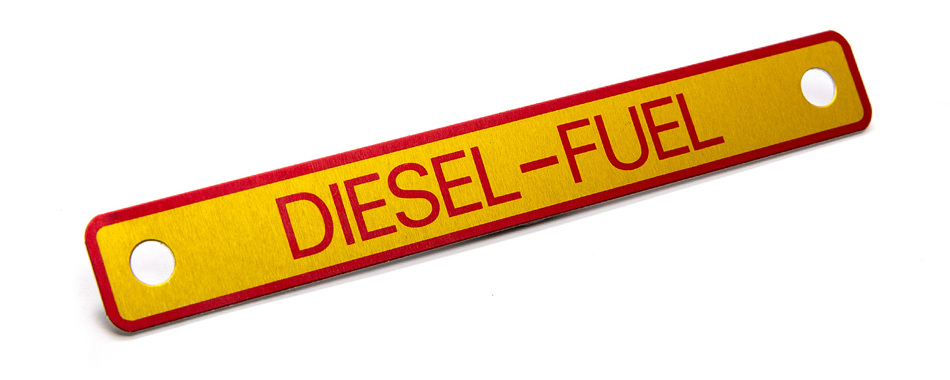 Blechschild