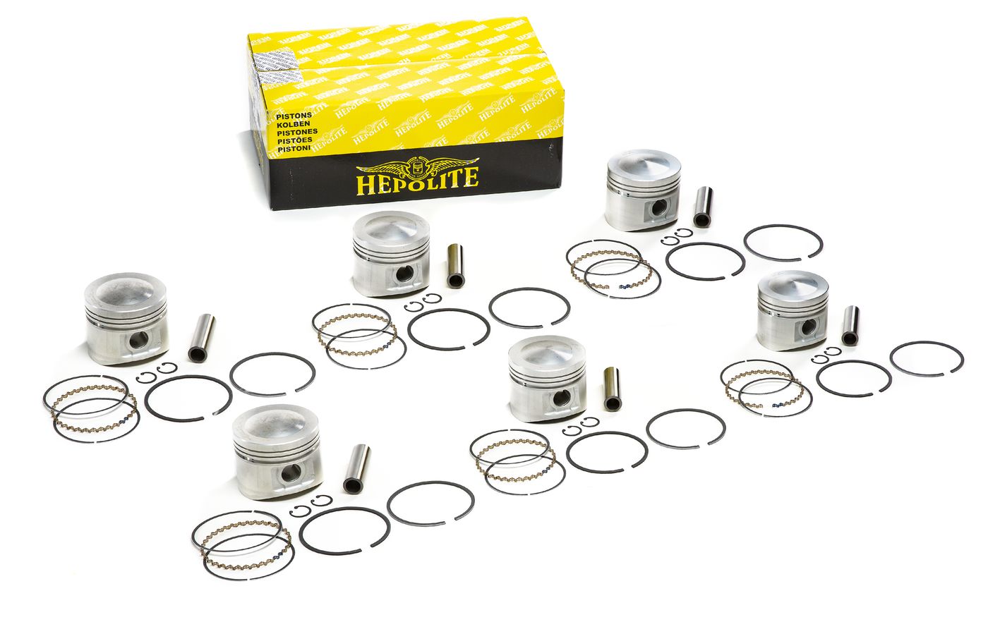 Kolbensatz
Piston set
Set de pistons
Zestaw tłoków
Zuiger set
