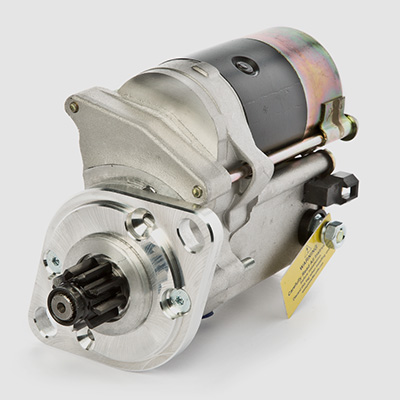 Starter motor and alternator