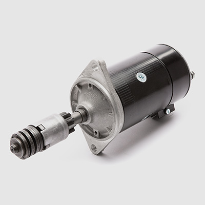 Starter motor and alternator