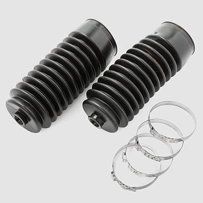 Track rod ends, steering rack and gaiters