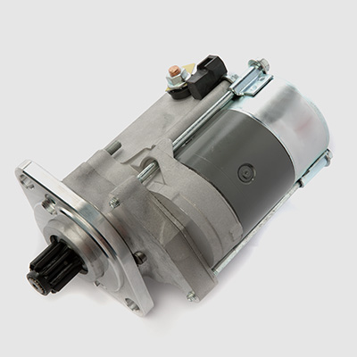 Starter motor and alternator