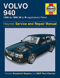 Haynes Volvo 940 Petrol (90 - 98) H to R