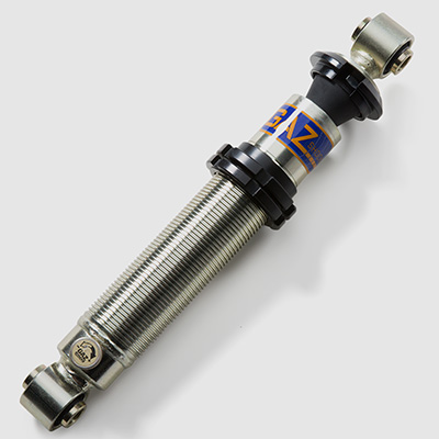 Shock absorber, wishbones and coil springs