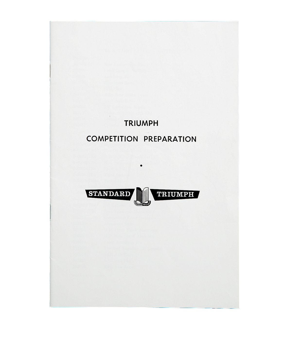 Competition Manual TR2 TR3A