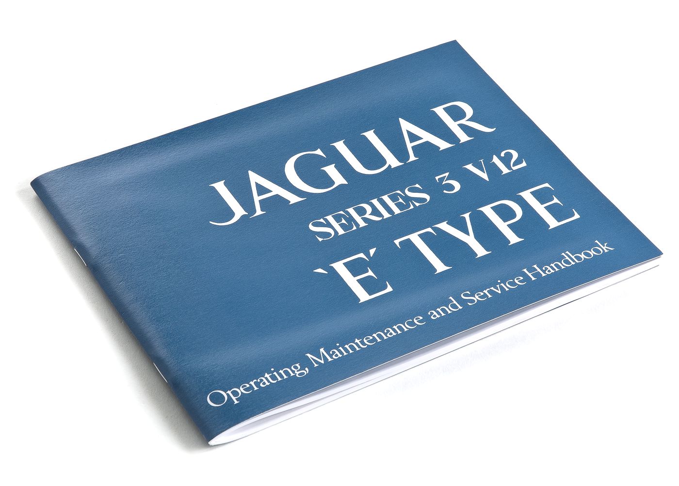 Jaguar E-Type Series 3 V12 Handbook