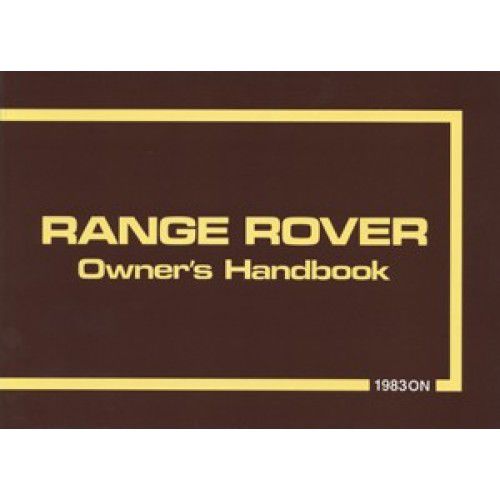 Range Rover Owners Handbook