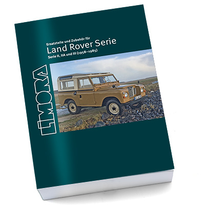 Catálogo de peças sobressalentes Limora Land Rover Serie II, IIA, III