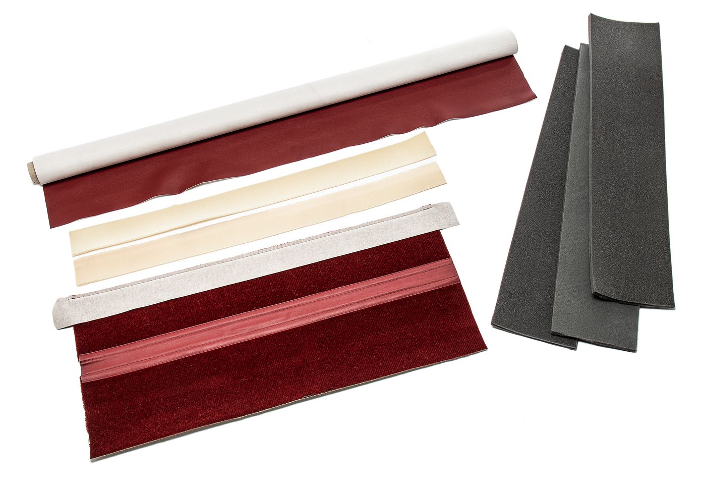 Vinylbezüge
Vinyl material
Recouvrement en vinyl
Fundas de vini