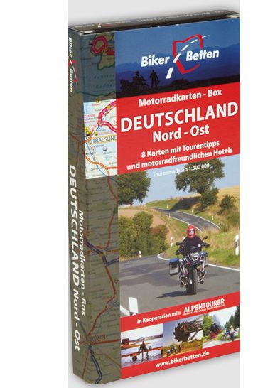 Motorradkarten-Box Deutschland Nord-Ost
