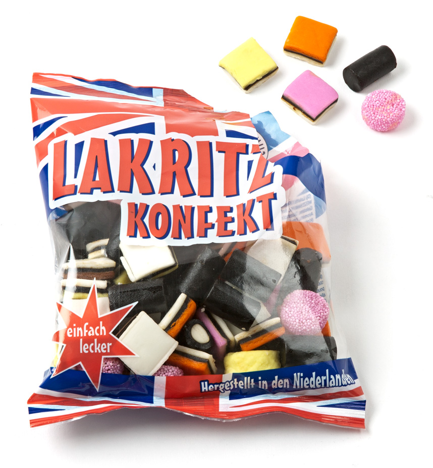 Lakritzkonfekt
Liquorice
Melange de réglisse