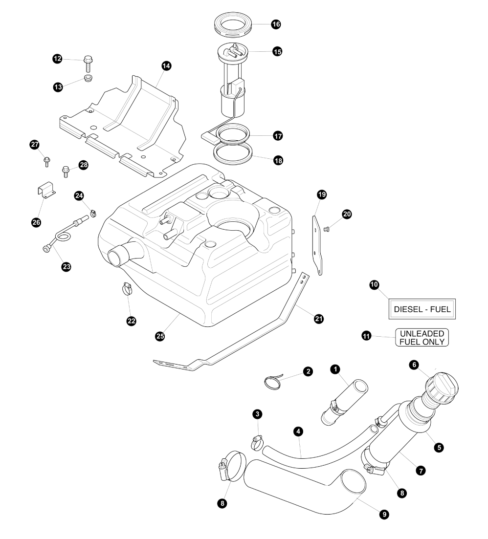 Kraftstoffsystem - Ersatzteile für Land Rover 90, 110 und Defender