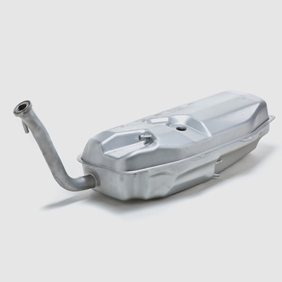 Fuel tank, fuel pump, fuel filter and sender unit