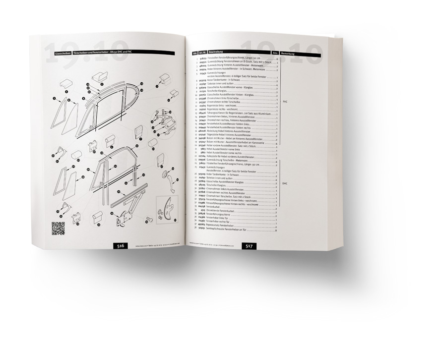 Limora Parts catalogue Jaguar XK120/140/150