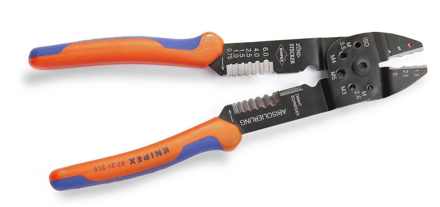 Crimpzange
Crimping pliers
Pince à sertir
Krimptang
Crimpador
U