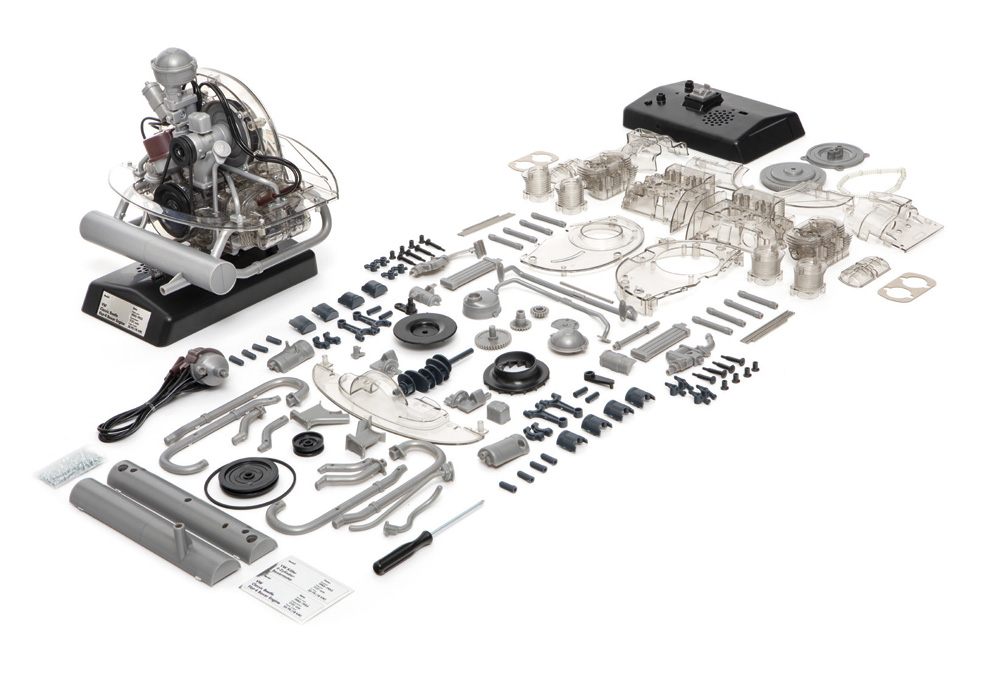 Modellbausatz VW Käfer 4-Zylinder-Boxermotor mit Handbuch