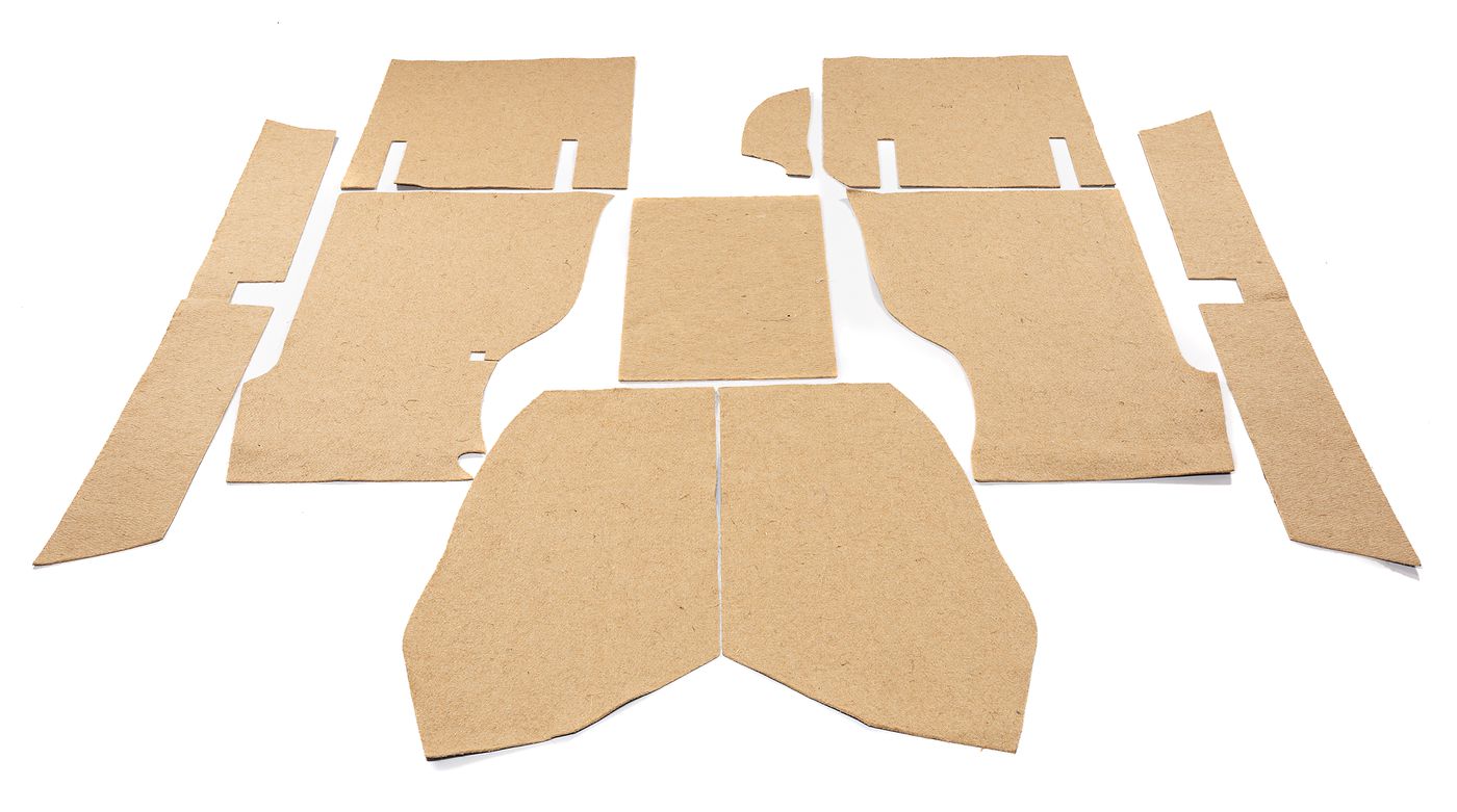 Dämmmattensatz
Sound deadening kit
Set de tapis isolants
Aislan