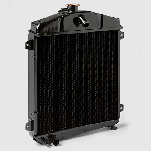 Radiator, water pump, thermostat and fan belt