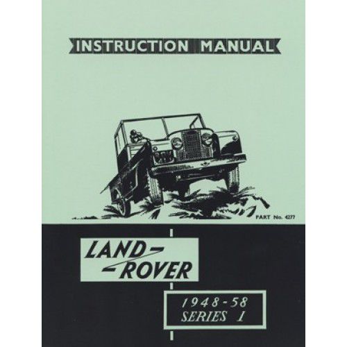 Land Rover Series I Owners Handbook