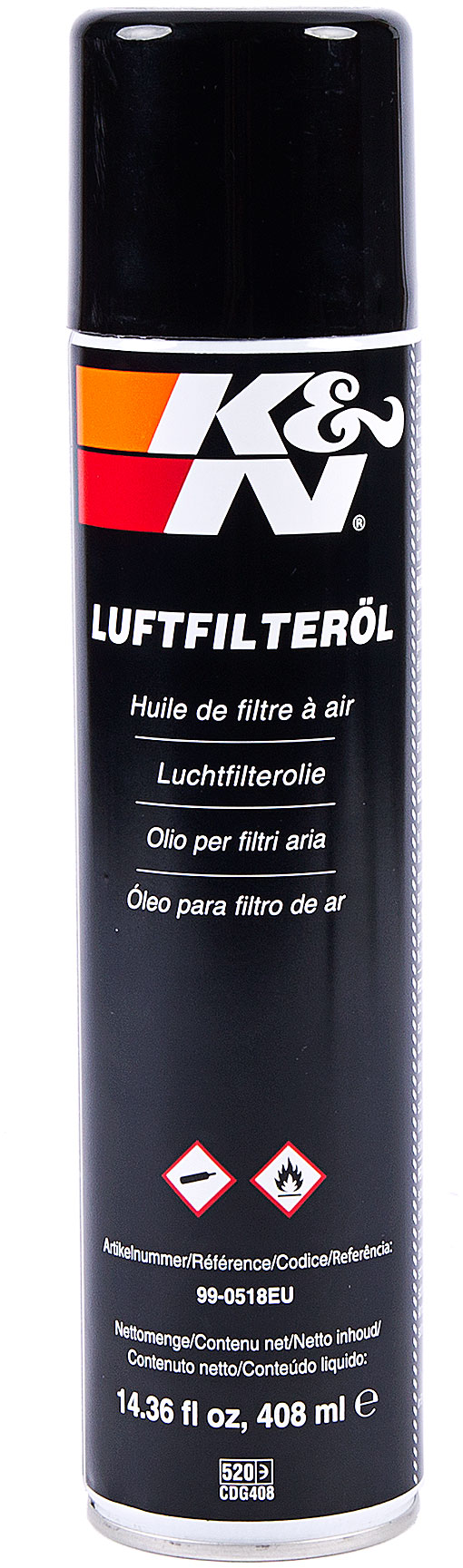 K&N Luftfilteröl, 400 ml