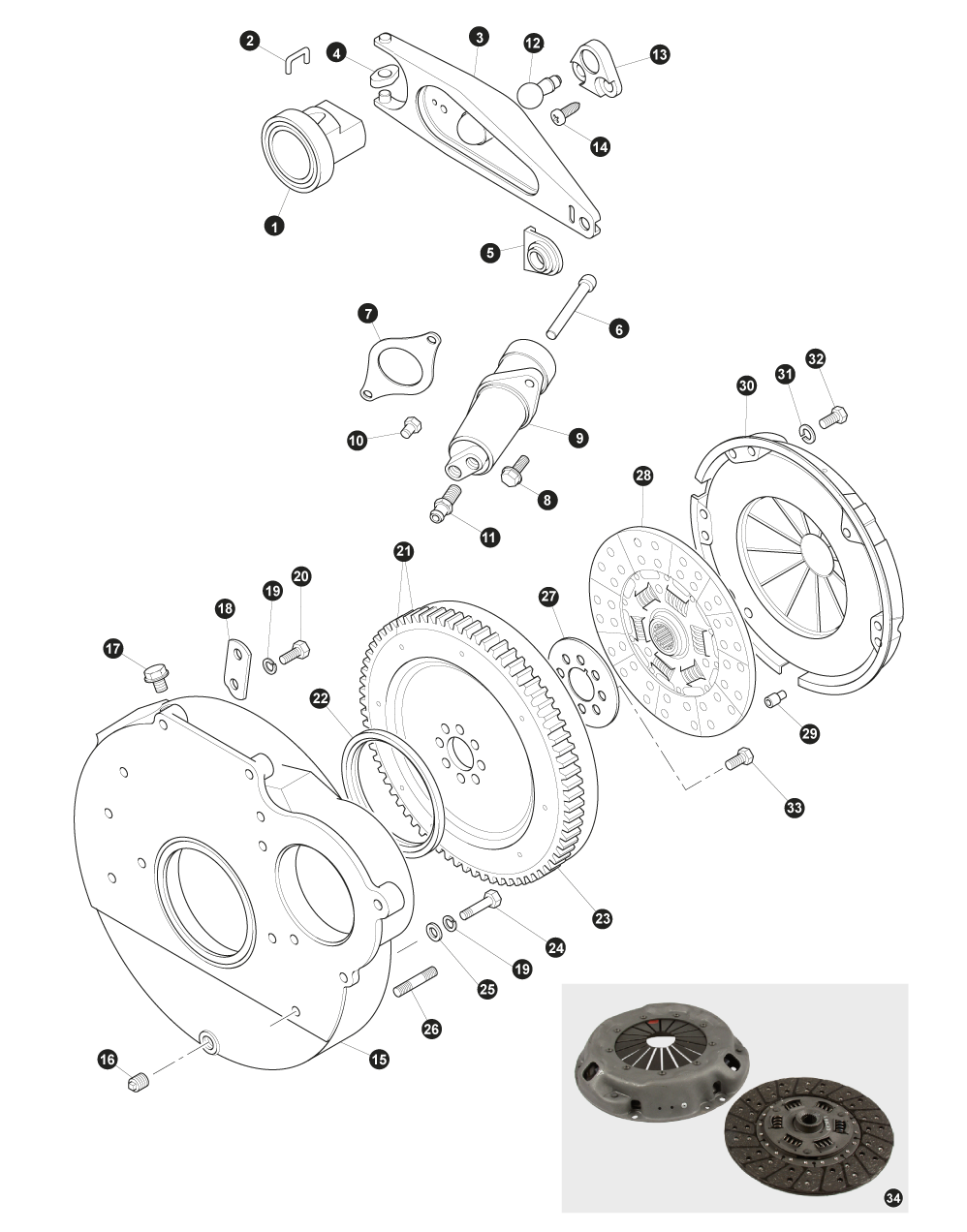 FEBI 170997 Nehmerzylinder Kupplung LAND ROVER Defender L316 110/127 88/109  MK 3 591231