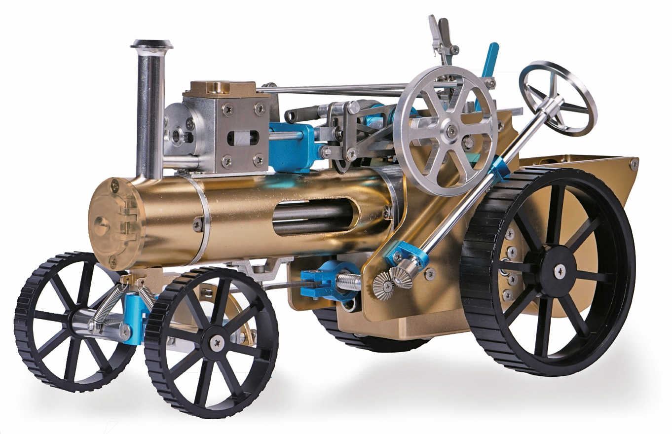 Modellbausatz Dampfmaschinen-Traktor