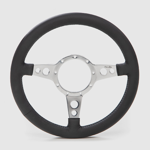 Leather rim steering wheels