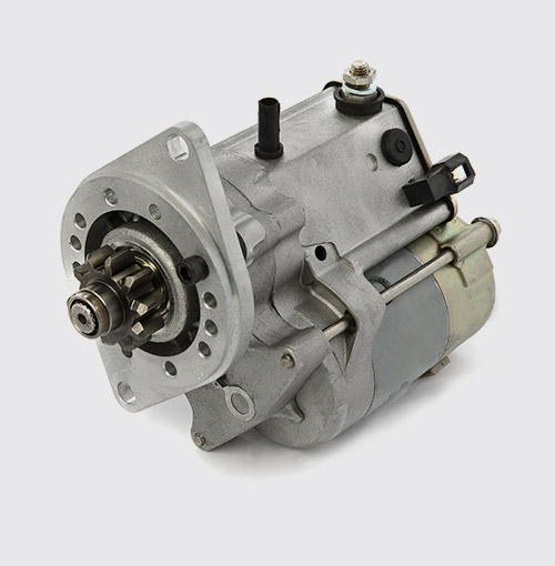 Reducted gear starter motors