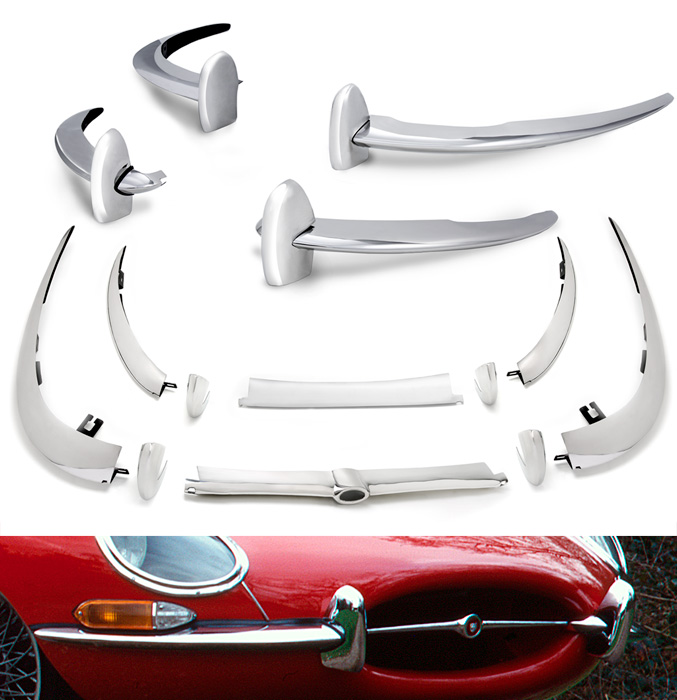 Bumper kit Jaguar E-Typ S1 & S2