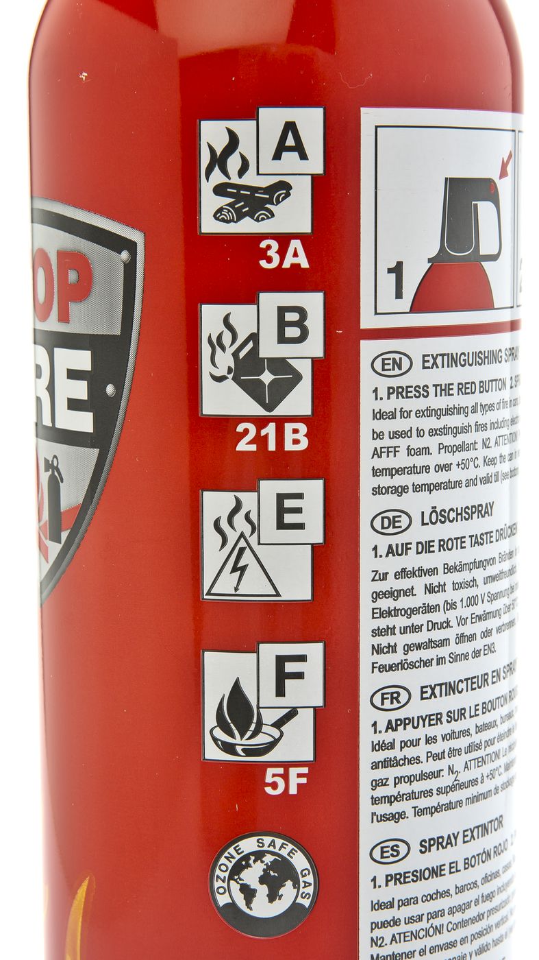 Feuerlöscherspray