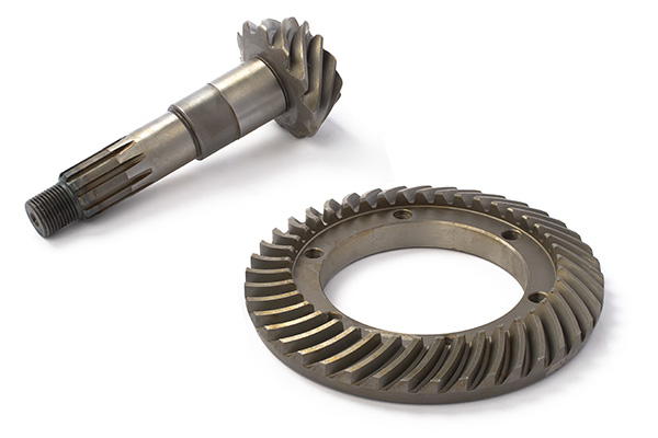 Crown wheel and pinion