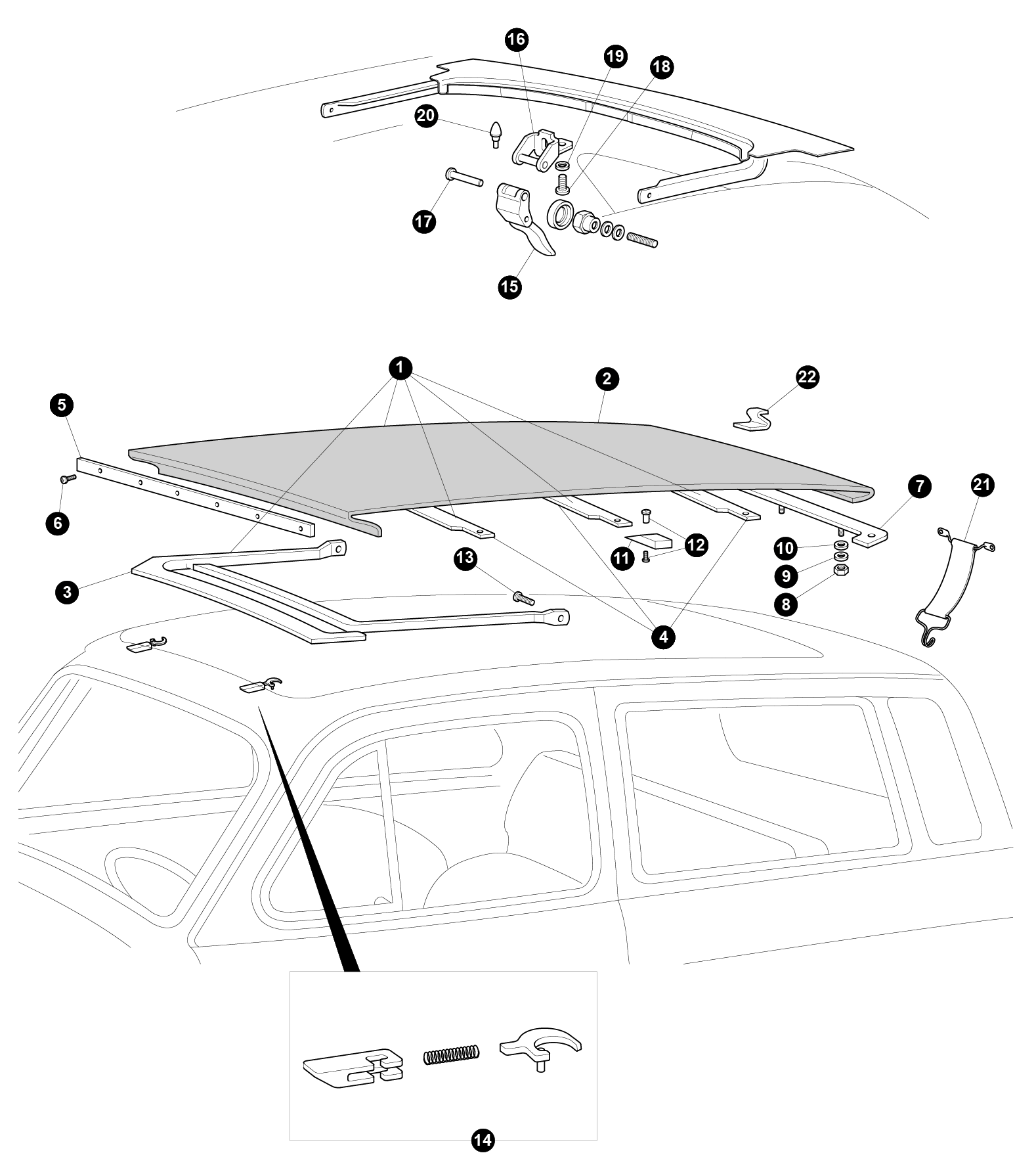 Autoschutzhülle passend für Fiat 500 1957-1975 Indoor € 132.50